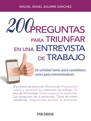 cover image of 200 preguntas para triunfar en una entrevista de trabajo